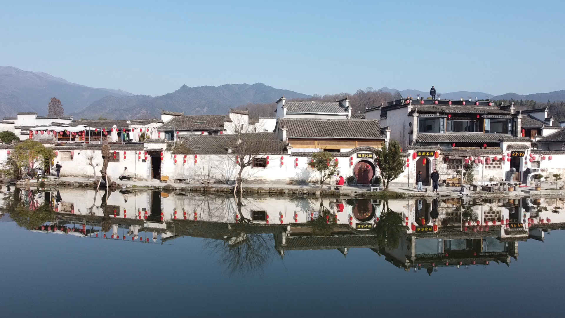 皖南古村落上演国际乡村篮球赛